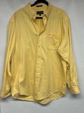 Alexander Julian Pale Yellow Long-Sleeve Button-Down Shirt